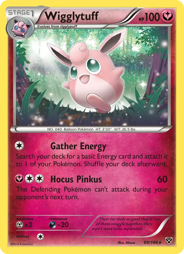 Wigglytuff, Pokémon card
