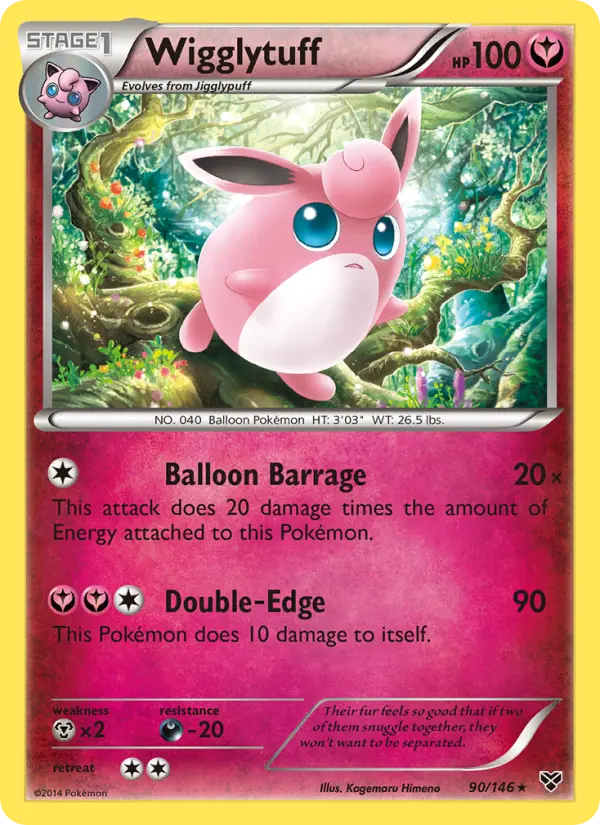 Wigglytuff, Pokémon card