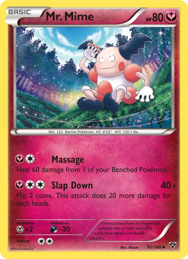 Mr. Mime, Pokémon card