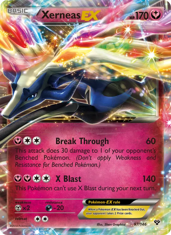 Xerneas EX, Pokémon card