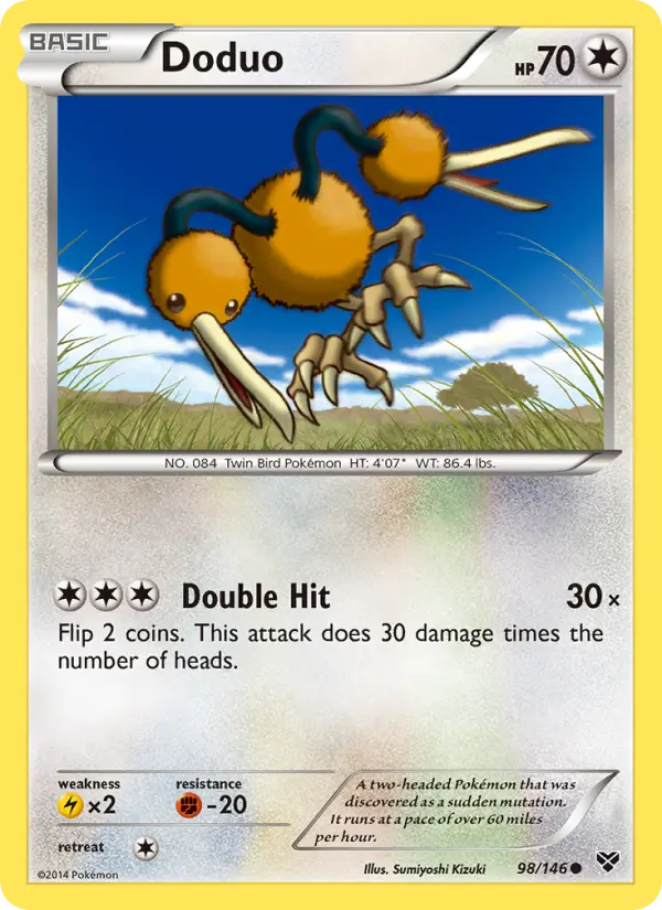 Doduo, Pokémon card