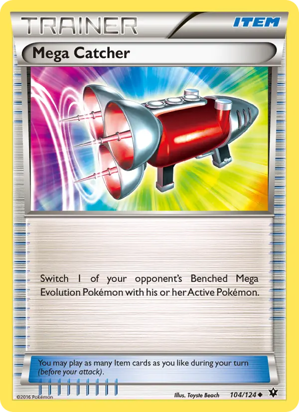 Mega Catcher, Pokémon card