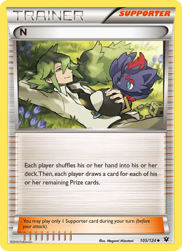 N, Pokémon card