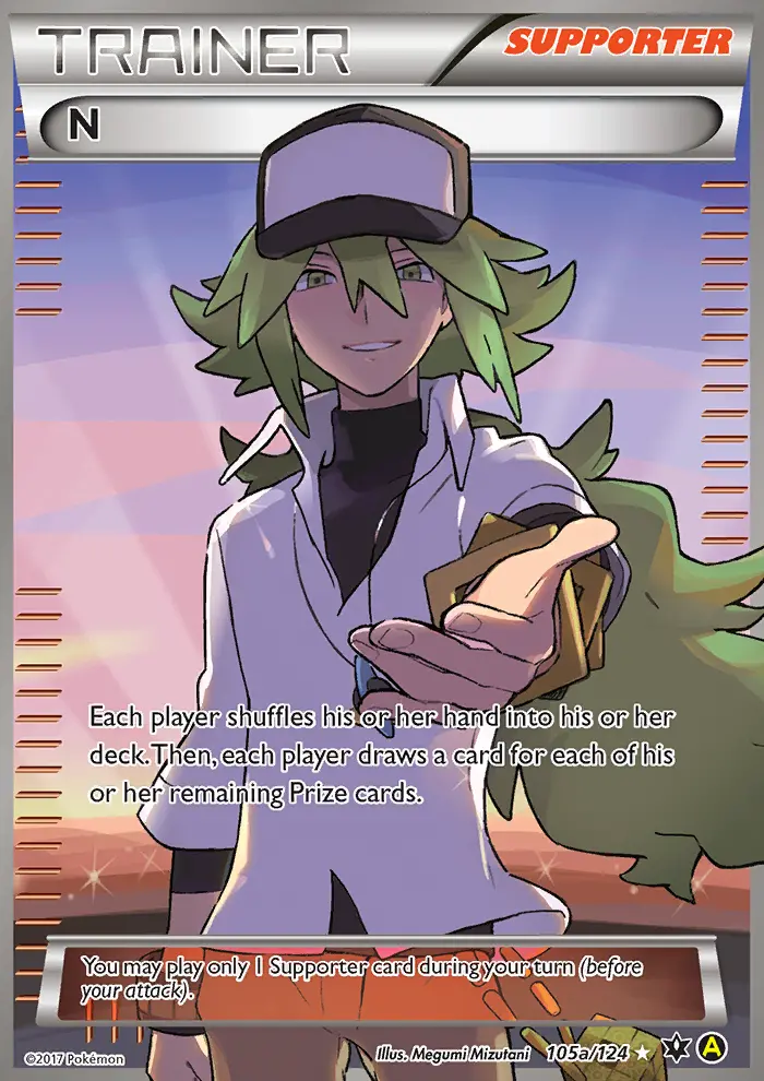 N, Pokémon card