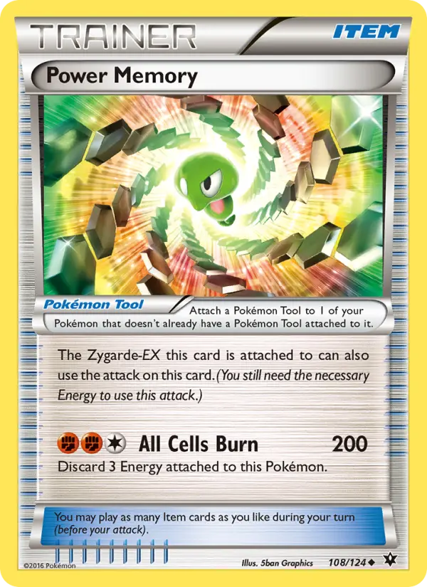 Power Memory, Pokémon card