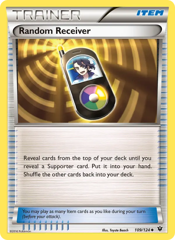 Random Receiver, Pokémon card