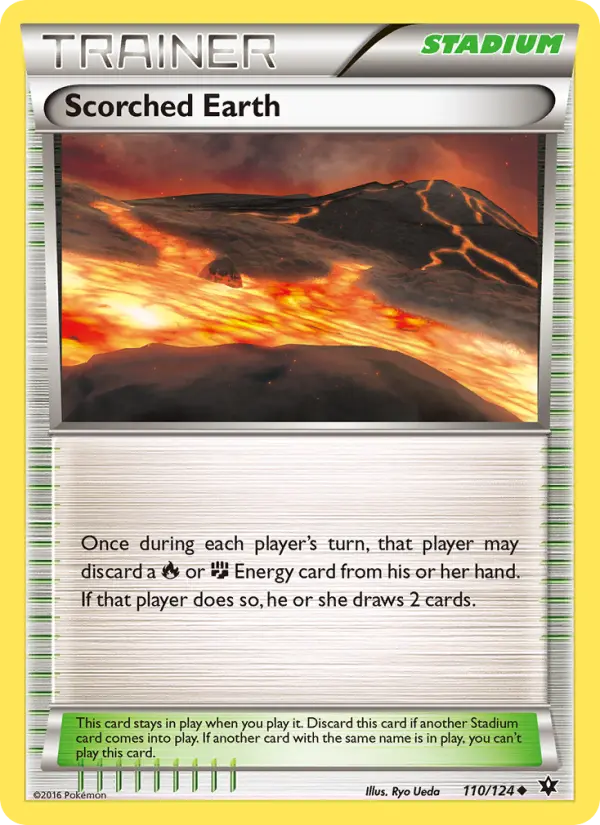 Scorched Earth, Pokémon card