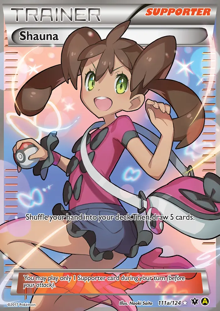 Shauna, Pokémon card
