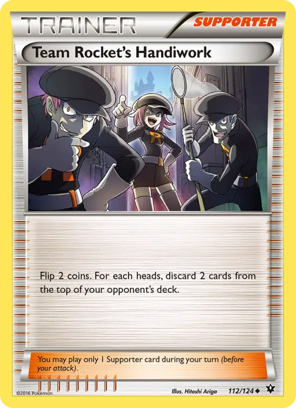 Team Rocket's Handiwork, Pokémon card