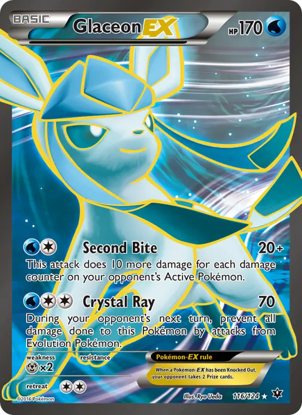 Glaceon EX, Pokémon card
