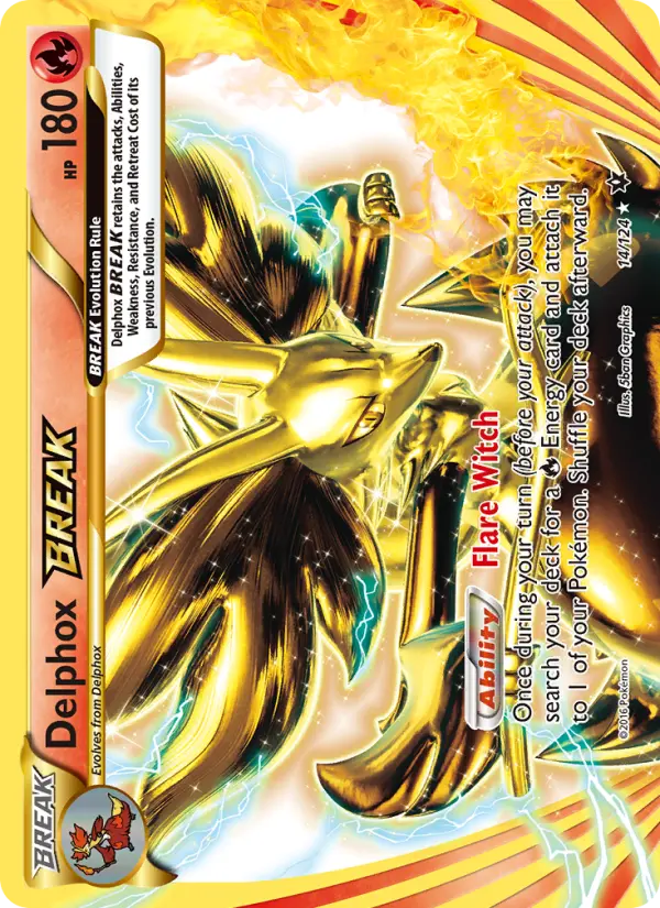 Delphox BREAK, Pokémon card
