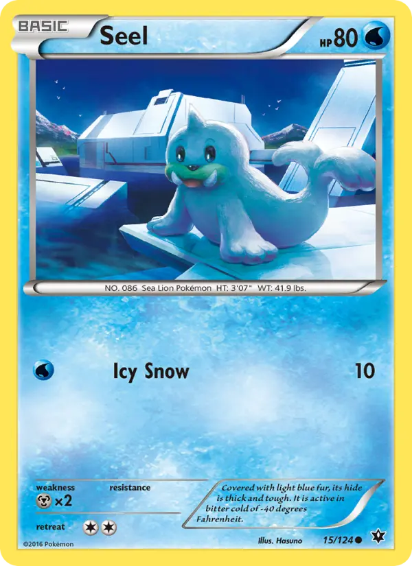 Seel, Pokémon card