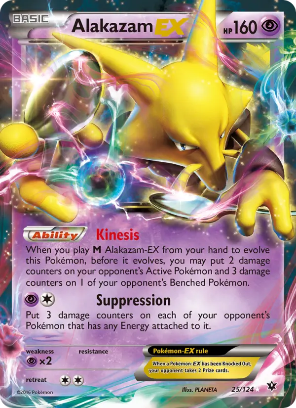 Alakazam EX, Pokémon card