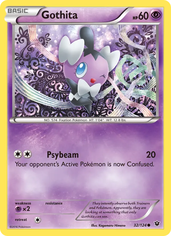 Gothita, Pokémon card