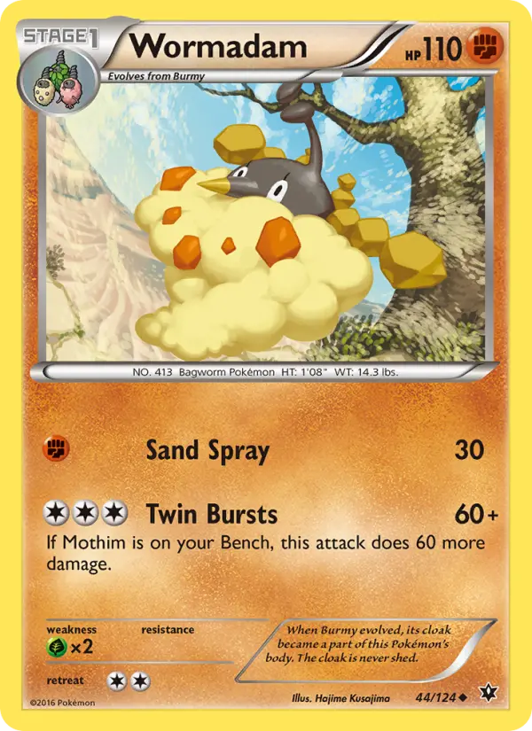 Wormadam, Pokémon card