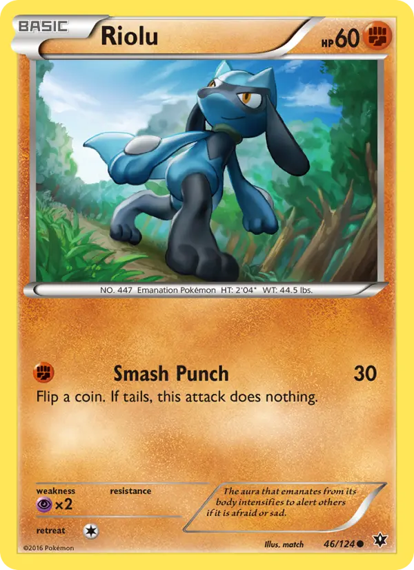 Riolu, Pokémon card