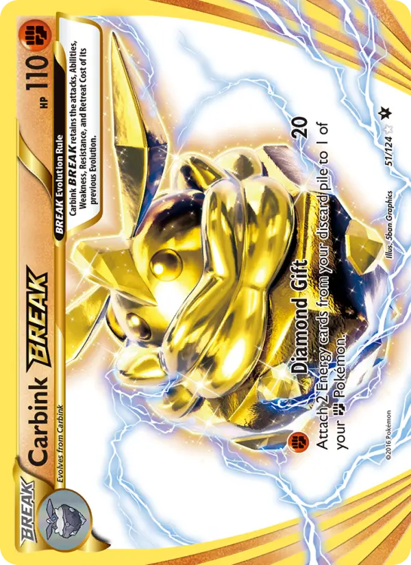 Carbink BREAK, Pokémon card