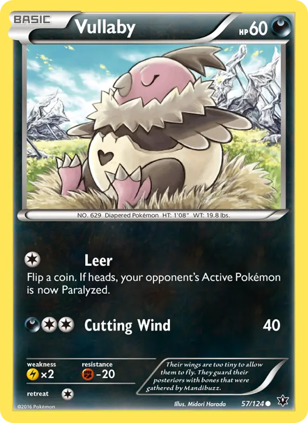 Vullaby, Pokémon card