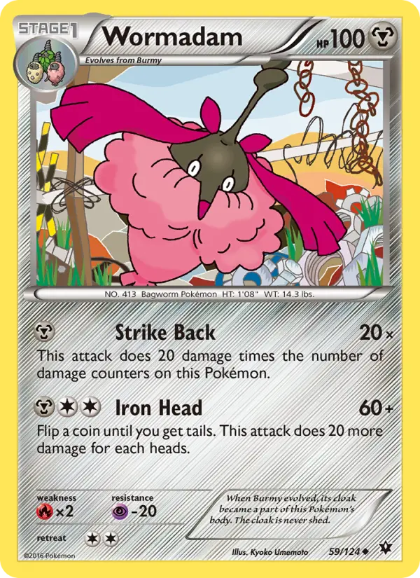 Wormadam, Pokémon card
