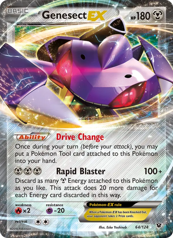 Genesect EX, Pokémon card