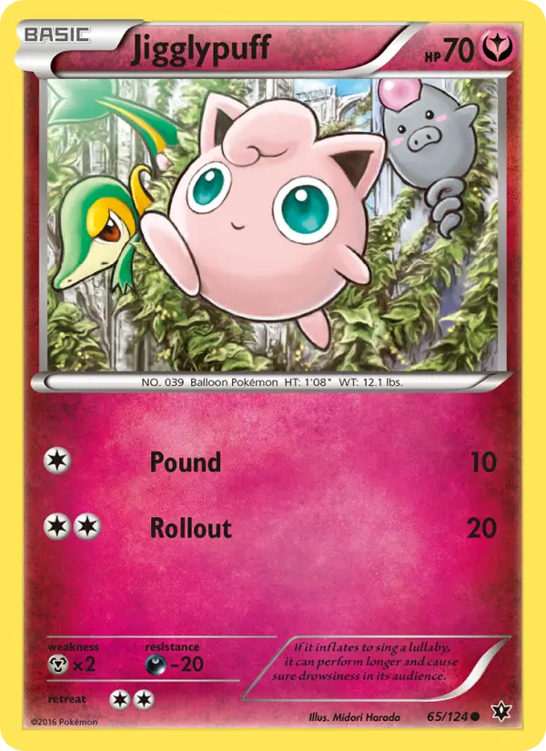 Jigglypuff, Pokémon card