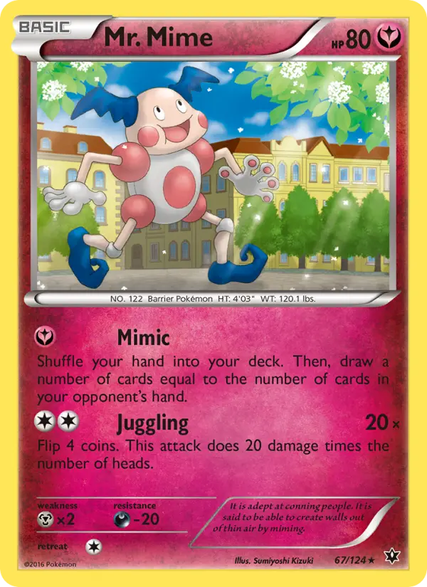 Mr. Mime, Pokémon card