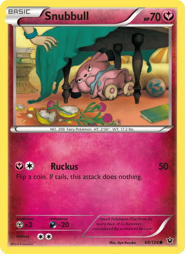 Snubbull, Pokémon card