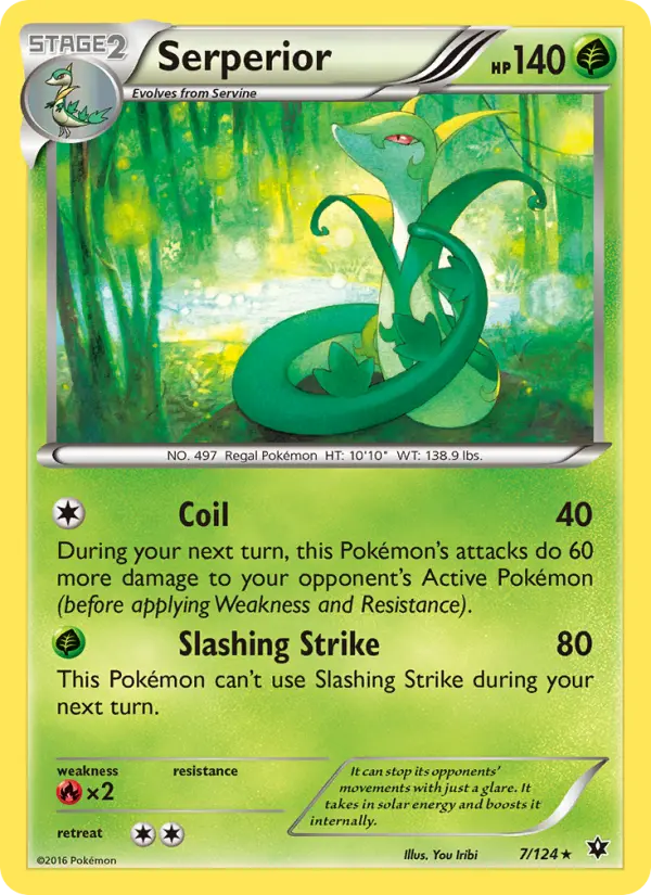 Serperior, Pokémon card