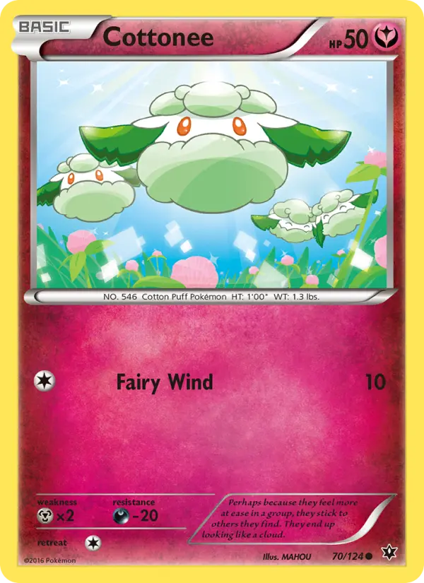 Cottonee, Pokémon card