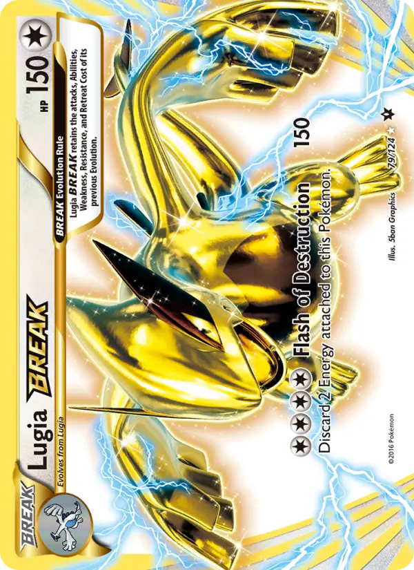 Lugia BREAK, Pokémon card