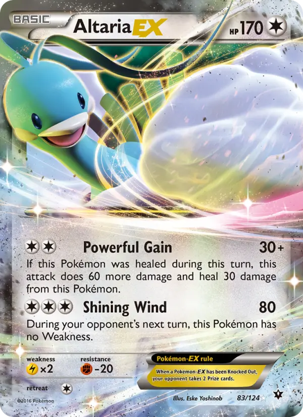 Altaria EX, Pokémon card