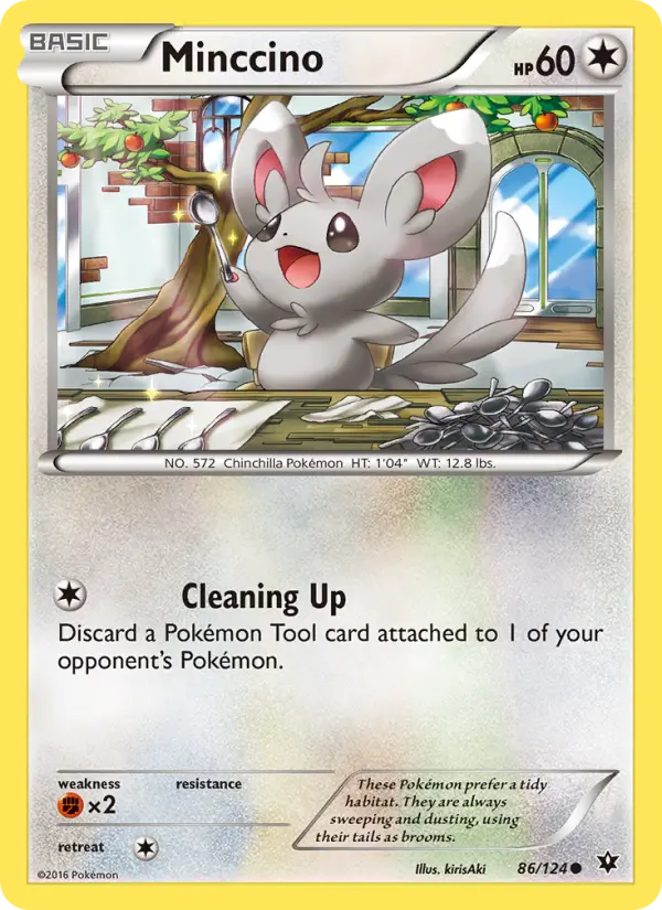 Minccino, Pokémon card