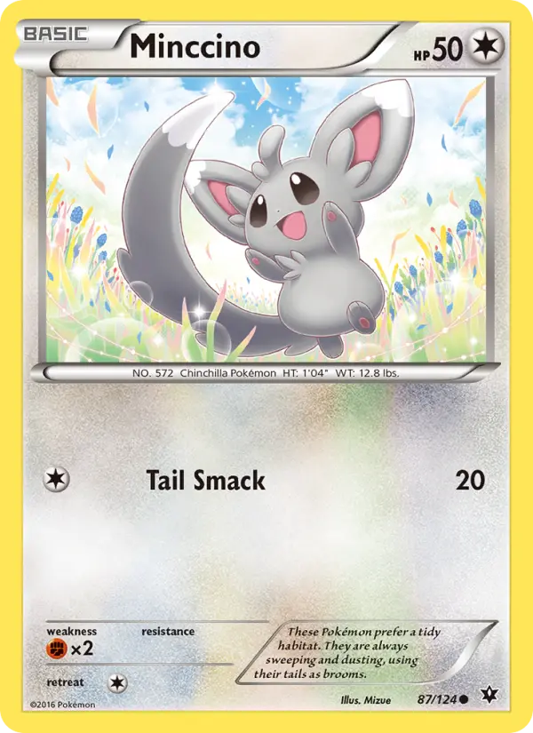 Minccino, Pokémon card