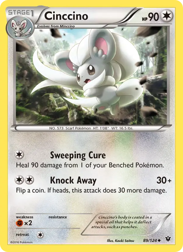 Cinccino, Pokémon card