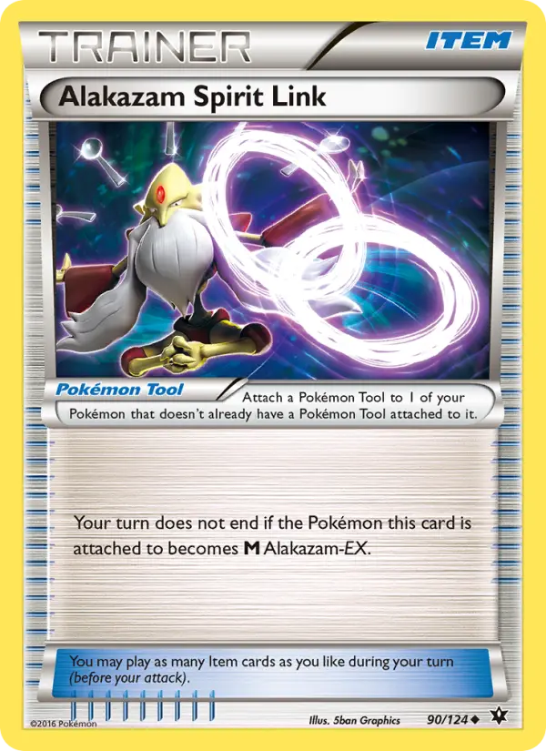 Alakazam Spirit Link, Pokémon card