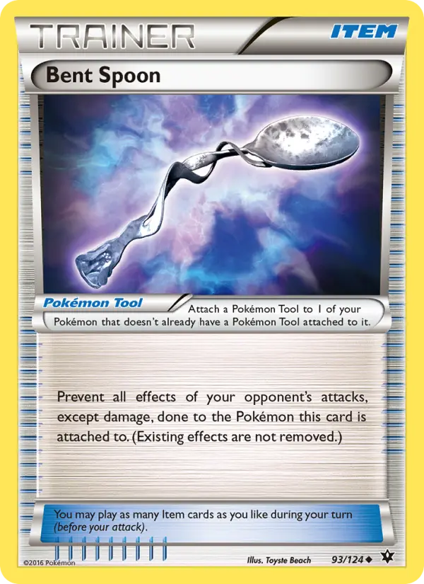 Bent Spoon, Pokémon card