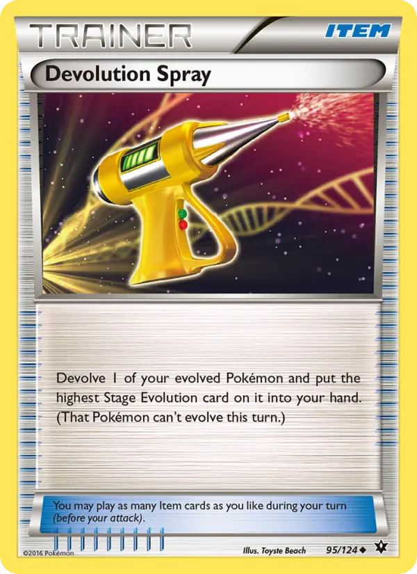 Devolution Spray, Pokémon card