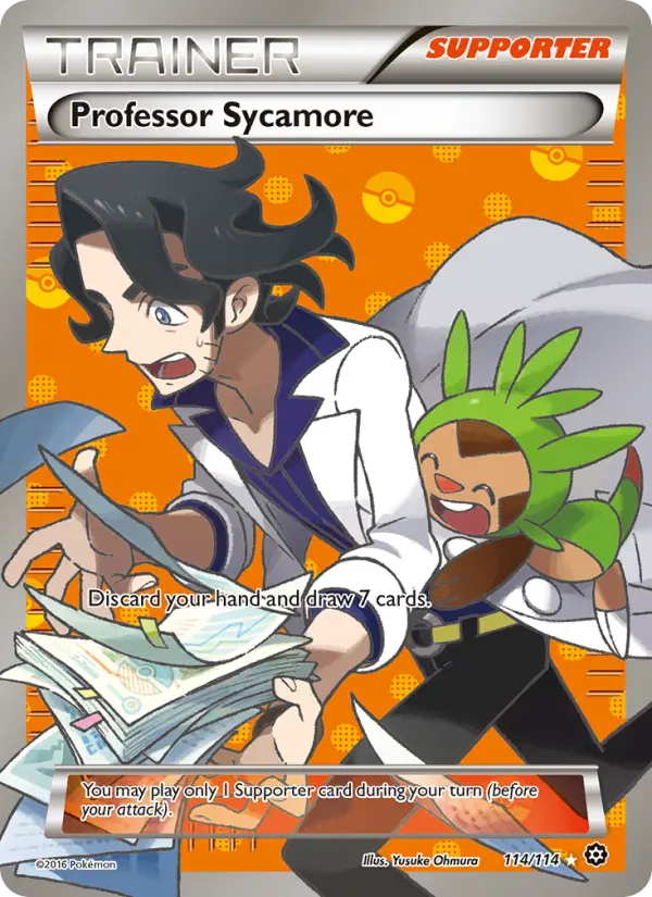 Professor Sycamore, Pokémon card