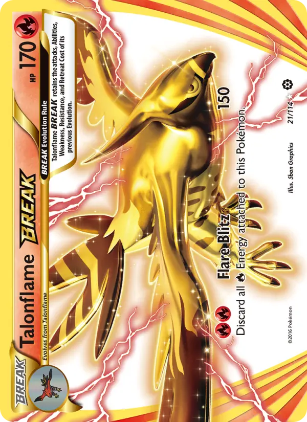 Talonflame BREAK, Pokémon card