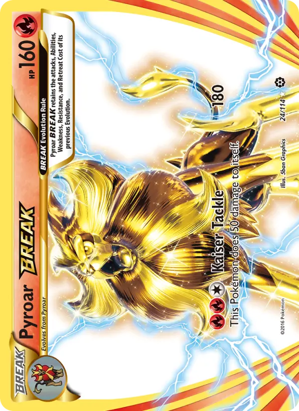 Pyroar BREAK, Pokémon card