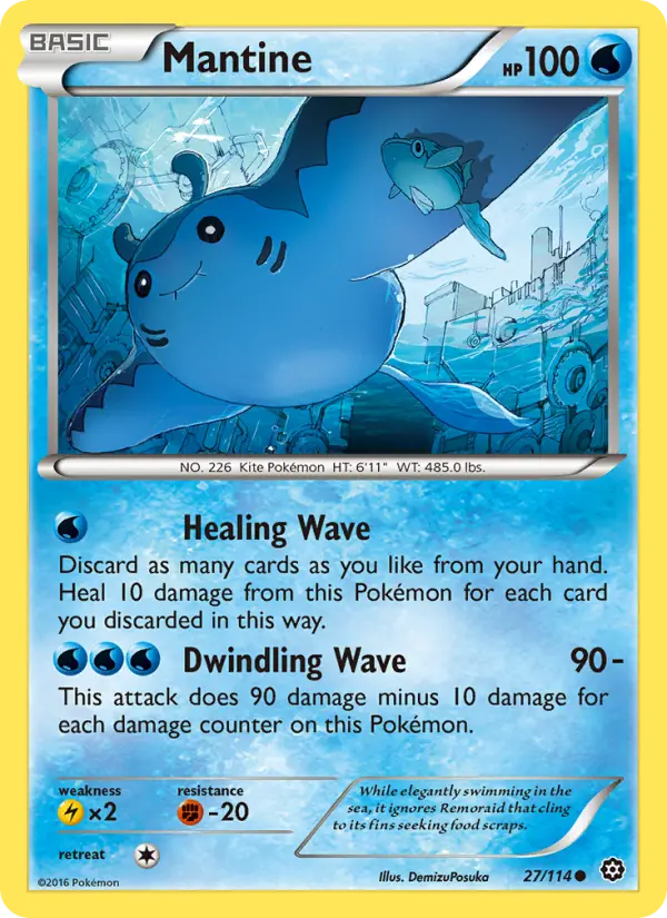 Mantine, Pokémon card