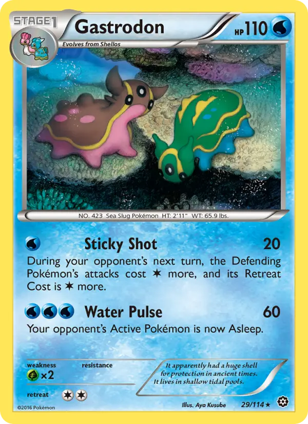 Gastrodon, Pokémon card