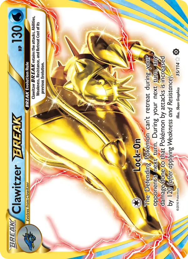 Clawitzer BREAK, Pokémon card