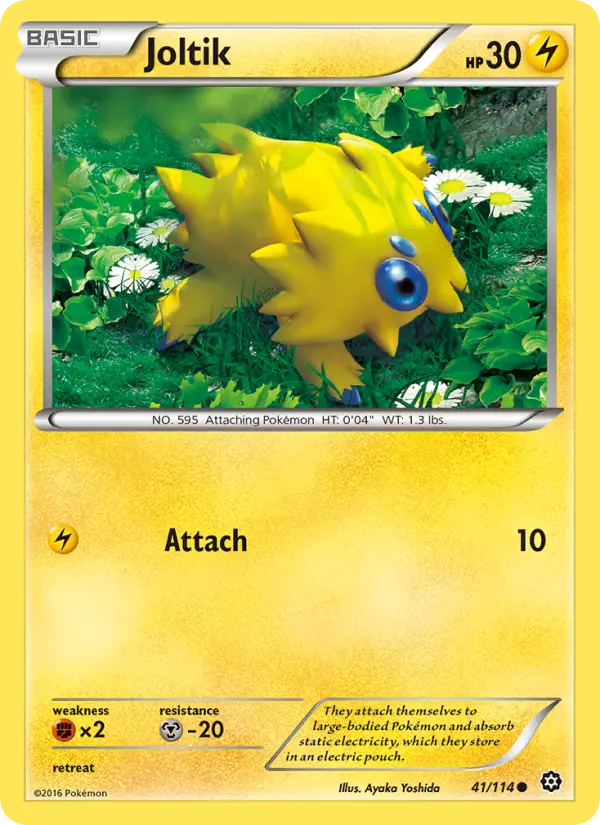 Joltik, Pokémon card