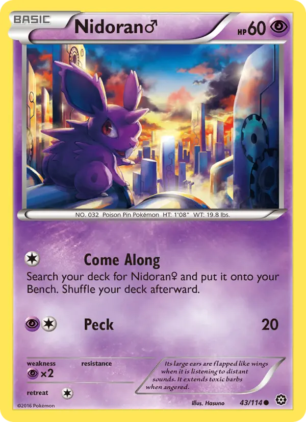 Nidoran♂, Pokémon card