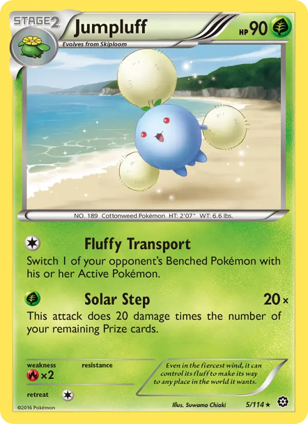 Jumpluff, Pokémon card