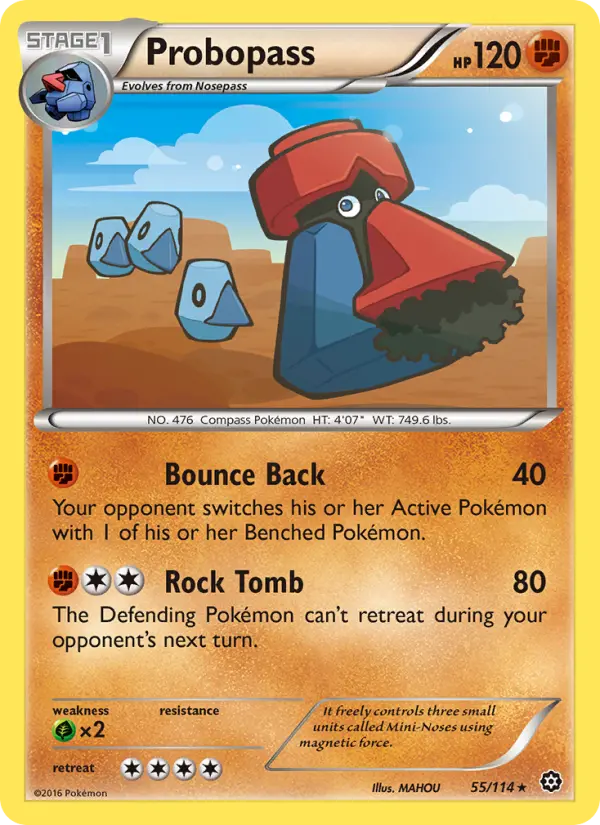 Probopass, Pokémon card