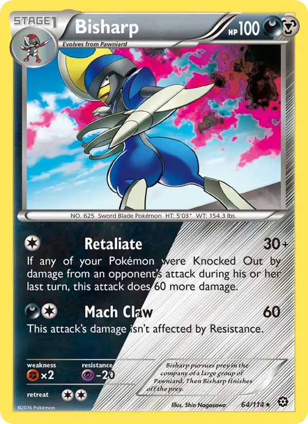 Bisharp, Pokémon card