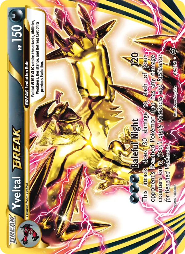 Yveltal BREAK, Pokémon card
