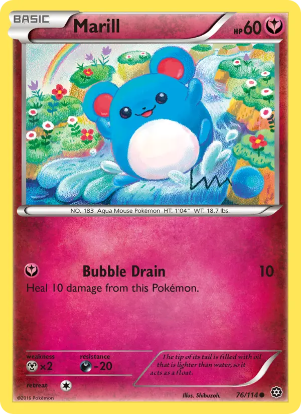 Marill, Pokémon card